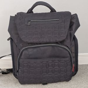Fisher Price Hayden Grey Diaper bag Backpack